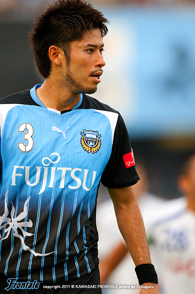 DF3/田中裕介選手 DF3/田中裕介選手