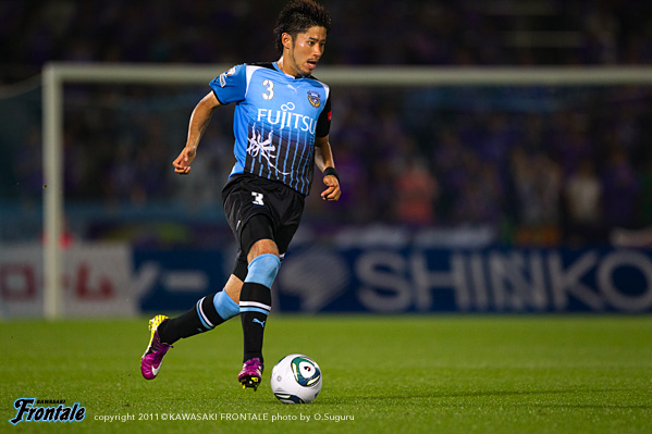 DF3/田中裕介選手 DF3/田中裕介選手