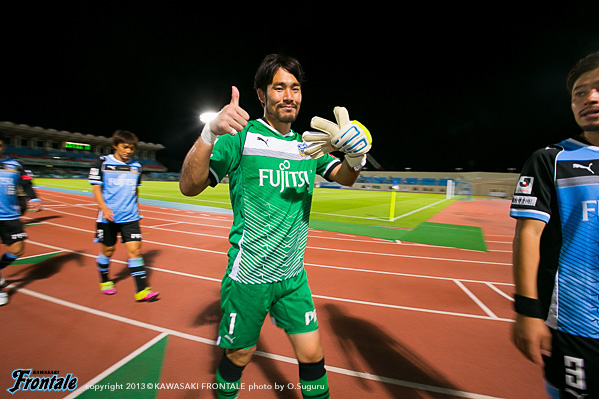 GK1/杉山力裕選手 GK1/杉山力裕選手