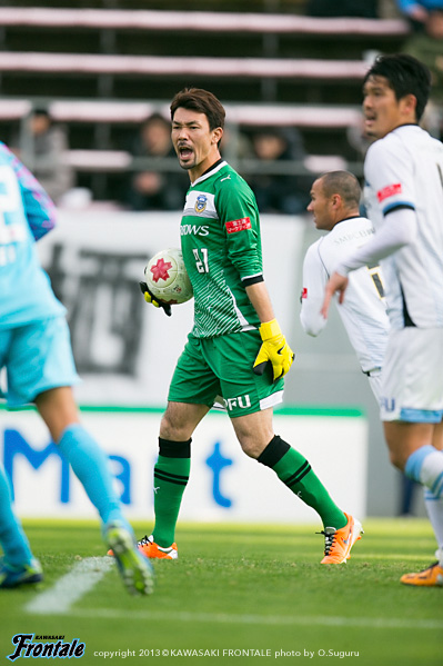 GK21/西部洋平選手 GK21/西部洋平選手