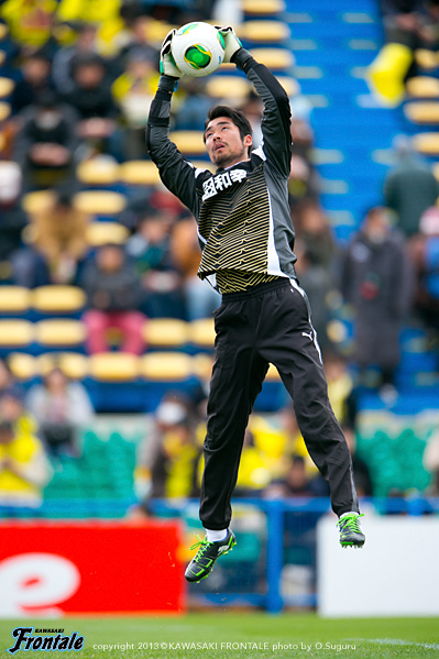 GK1/杉山力裕選手 GK1/杉山力裕選手