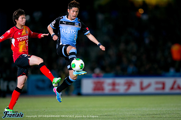 DF3/田中裕介選手 DF3/田中裕介選手