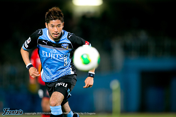DF3/田中裕介選手 DF3/田中裕介選手