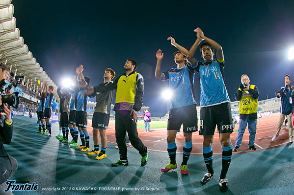 厳しい試合を制したのは、フロンターレ! 厳しい試合を制したのは、フロンターレ!