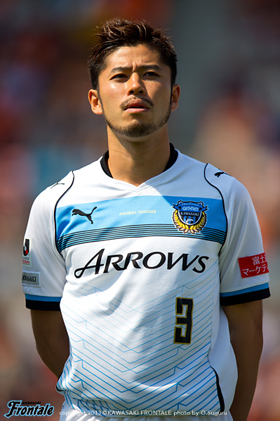 DF3/田中裕介選手 DF3/田中裕介選手