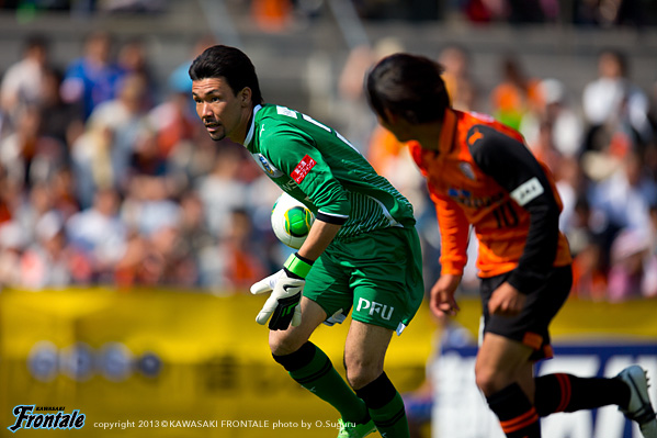 GK21/西部洋平選手 GK21/西部洋平選手