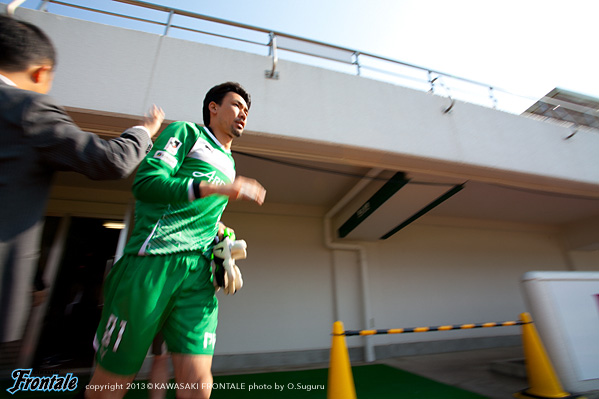 GK21/西部洋平選手 GK21/西部洋平選手
