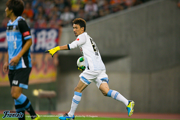 GK21/西部洋平選手 GK21/西部洋平選手