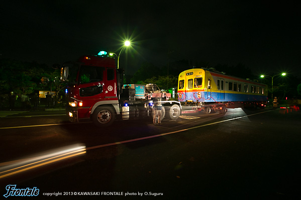 2012年に引退した、検測車が等々力に登場 2012年に引退した、検測車が等々力に登場