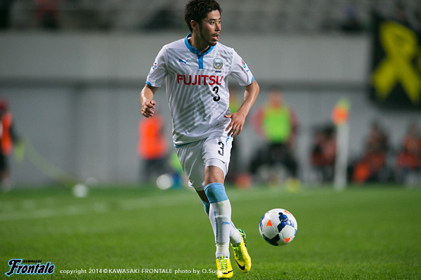DF3/田中裕介選手 DF3/田中裕介選手