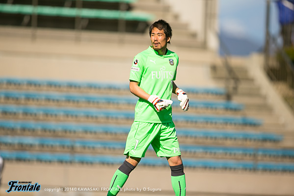 GK1/杉山力裕選手 GK1/杉山力裕選手