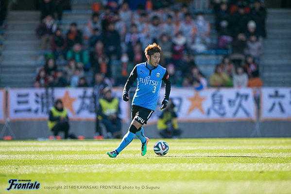DF3/田中裕介選手 DF3/田中裕介選手