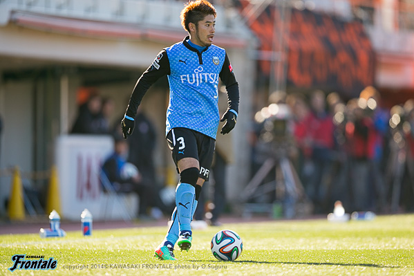 DF3/田中裕介選手 DF3/田中裕介選手