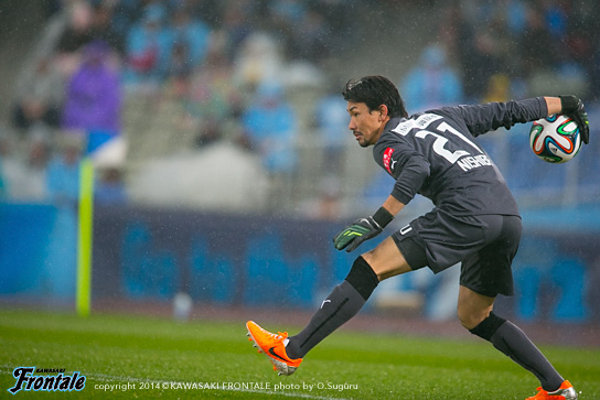 GK21/西部洋平選手 GK21/西部洋平選手
