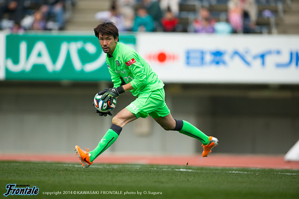 GK21/西部洋平選手 GK21/西部洋平選手