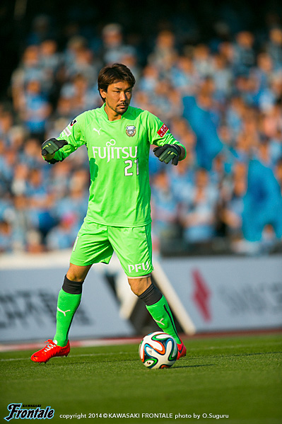 GK21/西部洋平選手 GK21/西部洋平選手