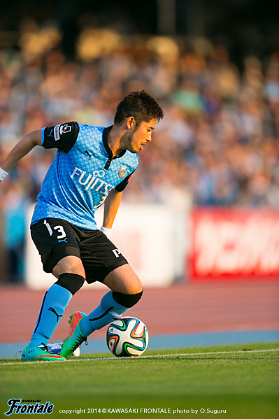 DF3/田中裕介選手 DF3/田中裕介選手