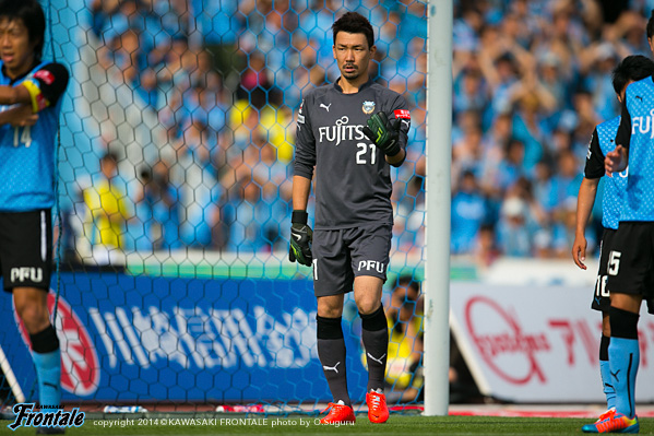 GK21/西部洋平選手 GK21/西部洋平選手