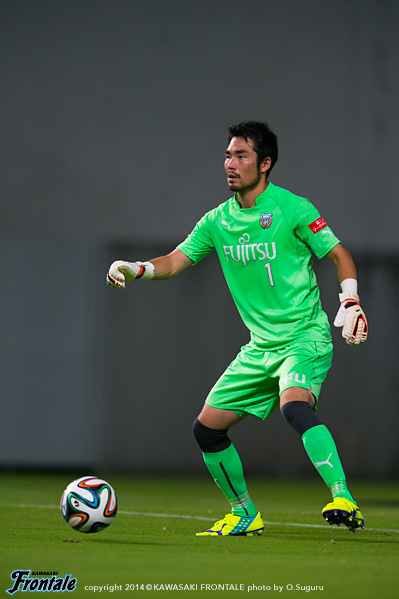 GK1/杉山力裕選手 GK1/杉山力裕選手