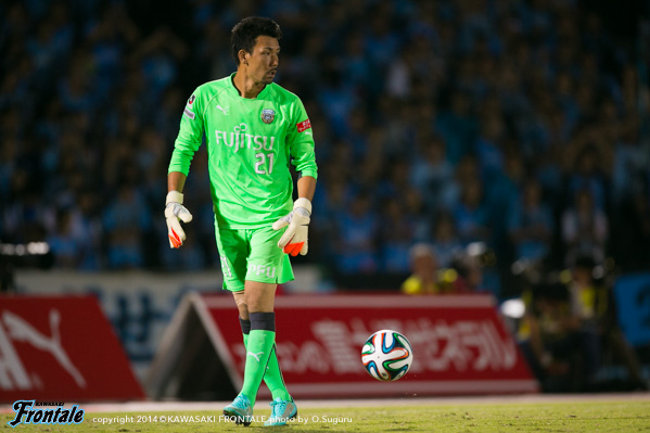GK21/西部洋平選手 GK21/西部洋平選手