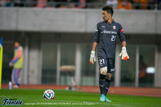GK21/西部洋平選手 GK21/西部洋平選手