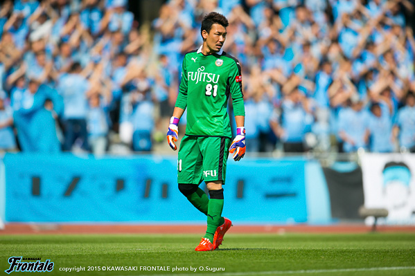 GK21/西部洋平選手 GK21/西部洋平選手