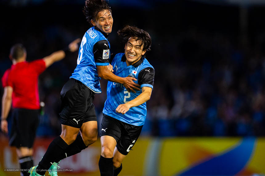 MF8 / 橘田 健人選手、DF2 / 登里 享平選手 MF8 / 橘田 健人選手、DF2 / 登里 享平選手