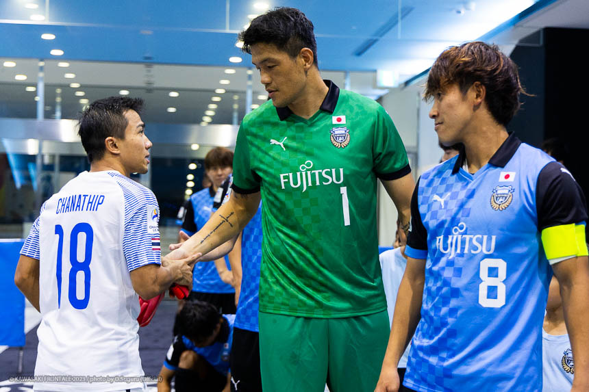 チャナティップ選手と再会 チャナティップ選手と再会