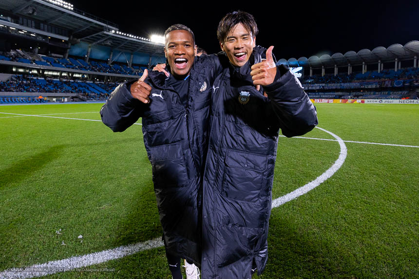 FW23 / マルシーニョ選手、DF13 / 山根 視来選手 FW23 / マルシーニョ選手、DF13 / 山根 視来選手