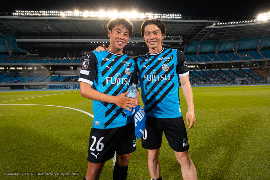 MF26 / 永長 鷹虎選手、MF30 / 瀬川 祐輔選手 MF26 / 永長 鷹虎選手、MF30 / 瀬川 祐輔選手
