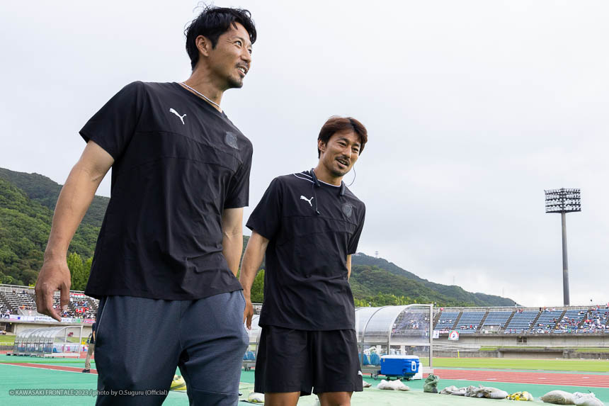 MF31 / 山村 和也選手、MF41 / 家長 昭博選手 MF31 / 山村 和也選手、MF41 / 家長 昭博選手