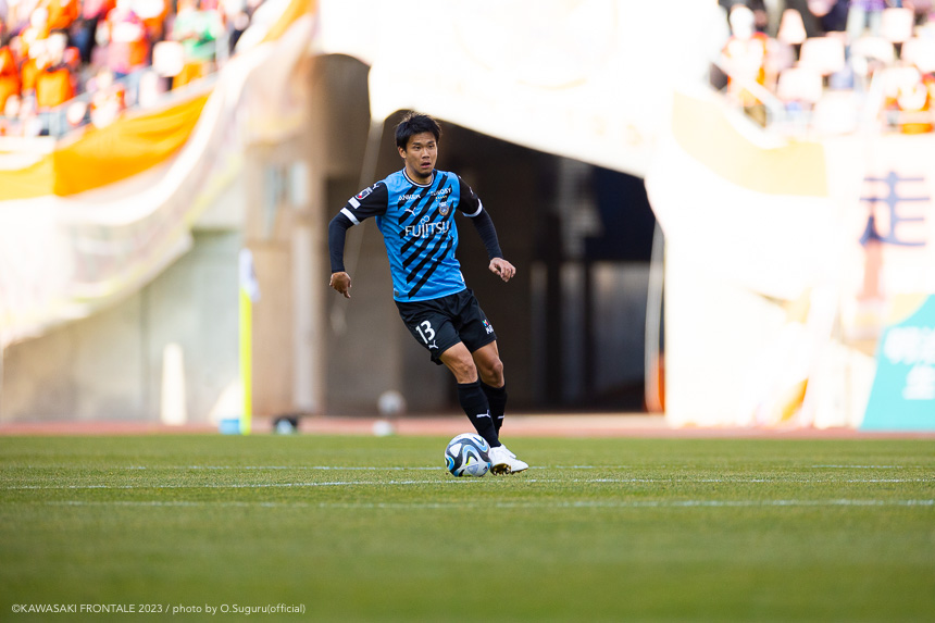 DF13/山根 視来選手 DF13/山根 視来選手
