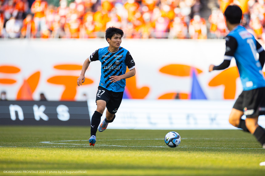 DF27/松長根 悠仁選手 DF27/松長根 悠仁選手