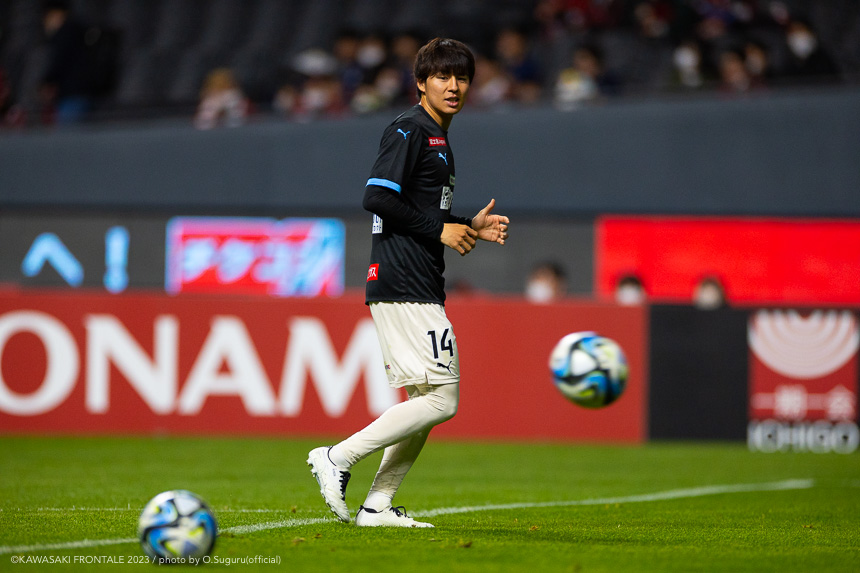 MF14/脇坂 泰斗選手 MF14/脇坂 泰斗選手