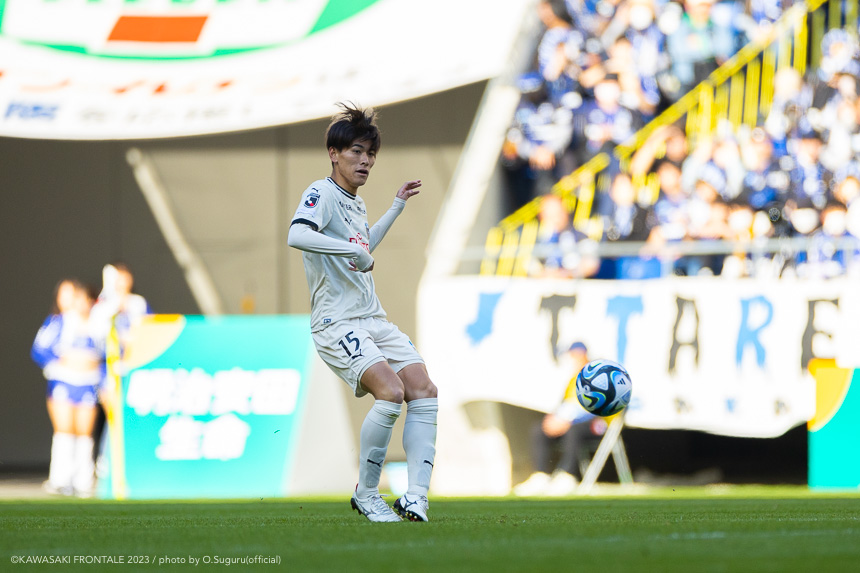 DF15/田邉 秀斗選手 DF15/田邉 秀斗選手