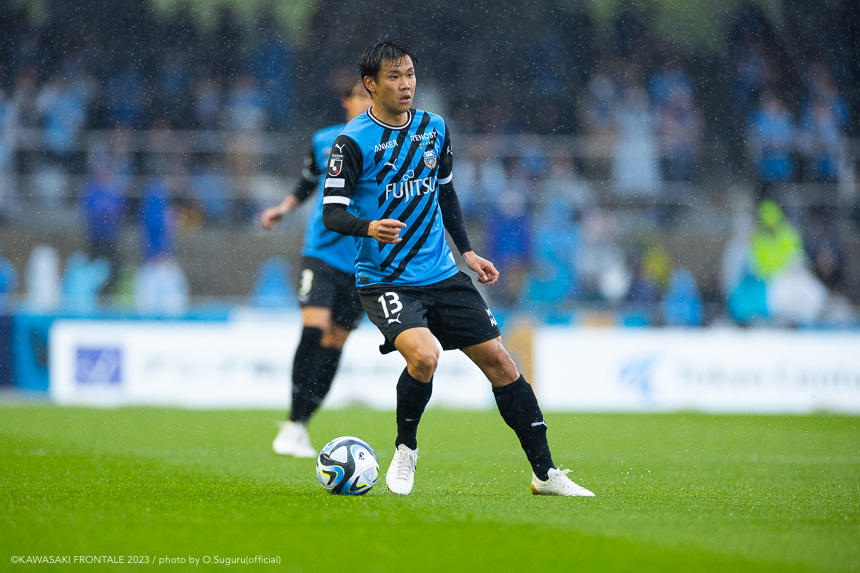 DF13/山根 視来選手 DF13/山根 視来選手