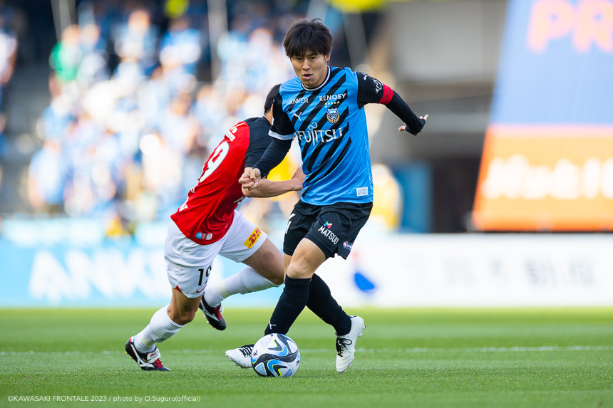MF14/脇坂 泰斗選手 MF14/脇坂 泰斗選手