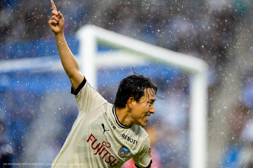 登里選手のゴールで、フロンターレ先制! 登里選手のゴールで、フロンターレ先制!