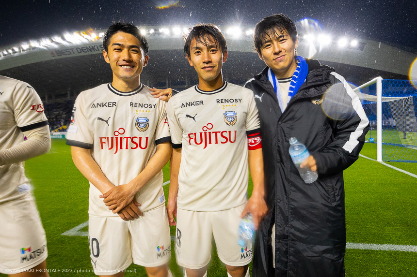 大島選手&橘田選手&脇坂選手 大島選手&橘田選手&脇坂選手