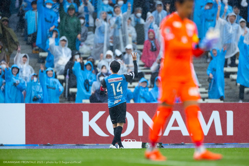 後半52分、脇坂選手のゴールでフロンターレ先制! 後半52分、脇坂選手のゴールでフロンターレ先制!