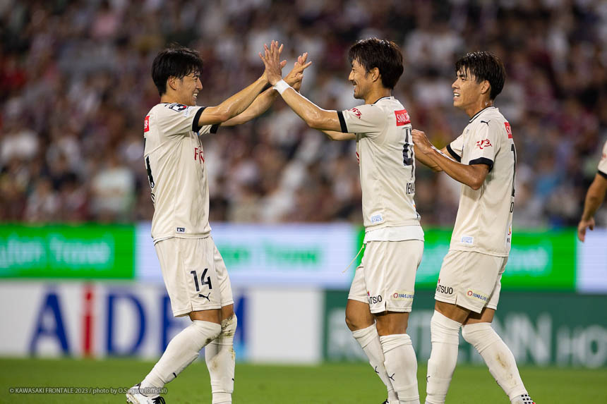 先制ゴール! MF14 / 脇坂 泰斗選手 先制ゴール! MF14 / 脇坂 泰斗選手