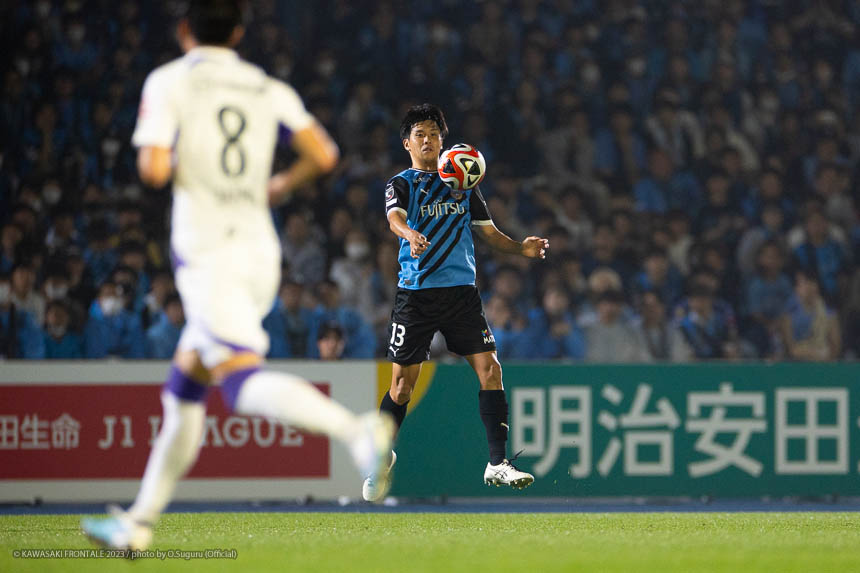 DF13 / 山根 視来選手 DF13 / 山根 視来選手