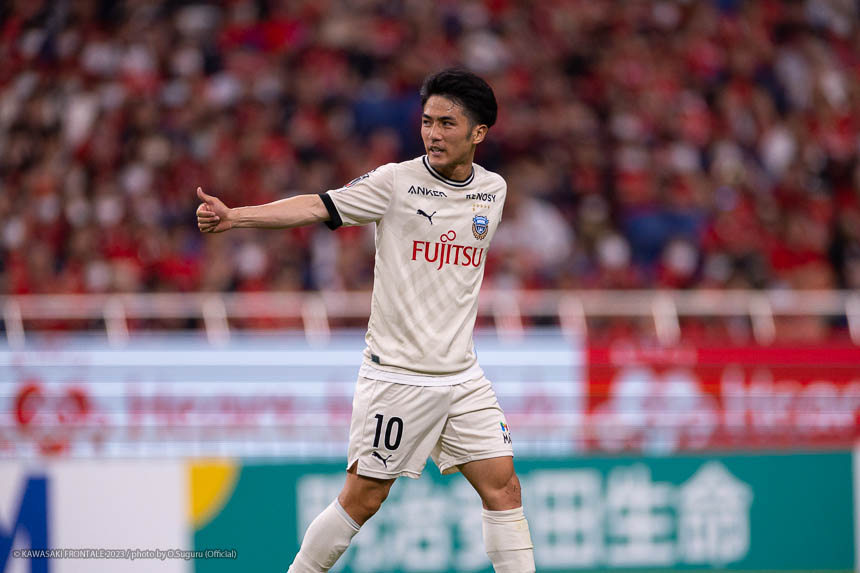 MF10 / 大島 僚太選手 MF10 / 大島 僚太選手