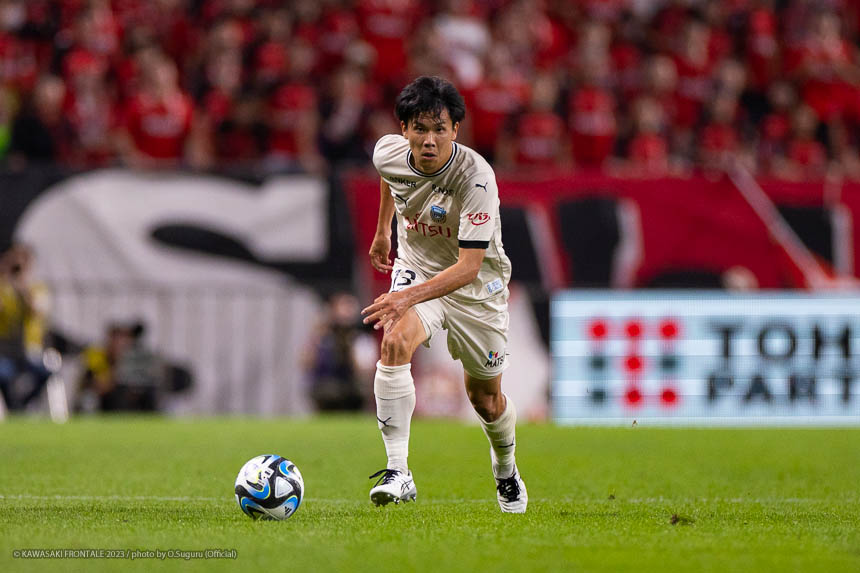 DF13 / 山根 視来選手 DF13 / 山根 視来選手