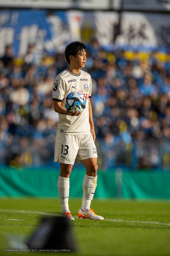 DF13 / 山根 視来選手 DF13 / 山根 視来選手
