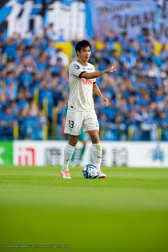 DF13 / 山根 視来選手 DF13 / 山根 視来選手