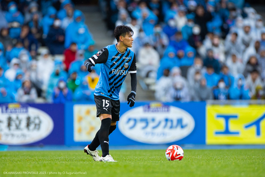 DF15/田邉 秀斗選手 DF15/田邉 秀斗選手