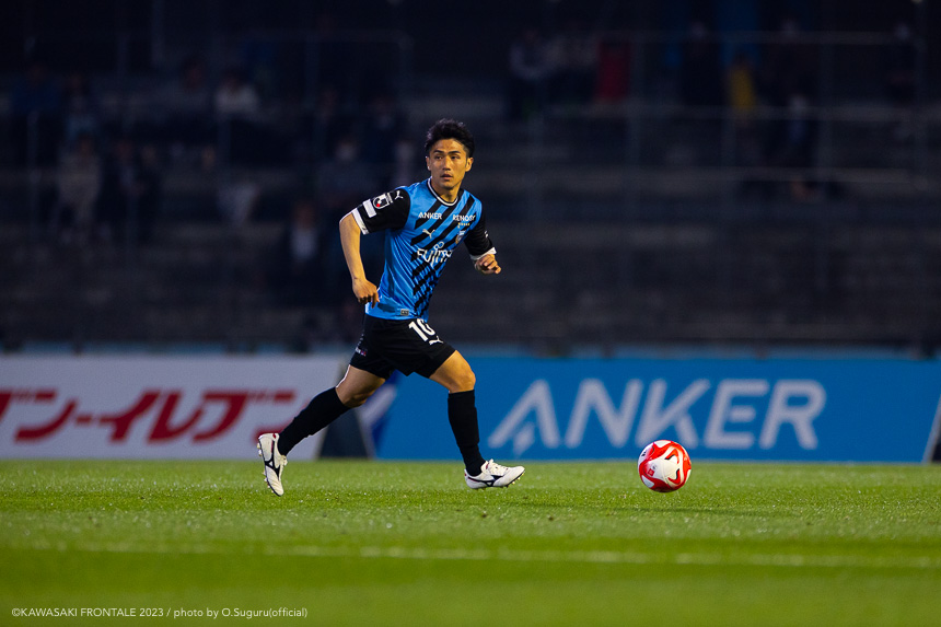 MF10/大島僚太選手 MF10/大島僚太選手