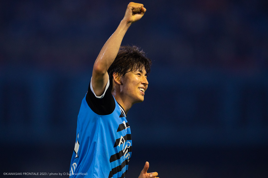 後半、2得点を決めた脇坂選手! 後半、2得点を決めた脇坂選手!